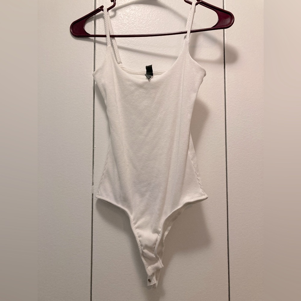 Alya ribbed white bodysuit from Francesca’s